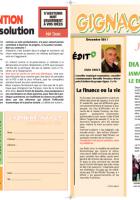 Ginac.com/muniste : Le journal des communistes de Gignac (le numéro de décembre)